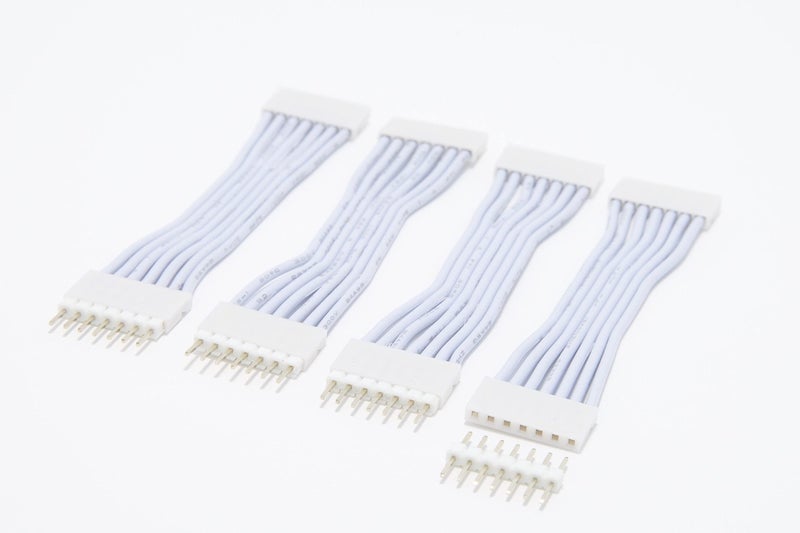 Litcessory Flexible Corner Connector/Extension Cable for Cync [Formally C by GE] Smart Light Strips (2in, 4 Pack, White) - Image 2